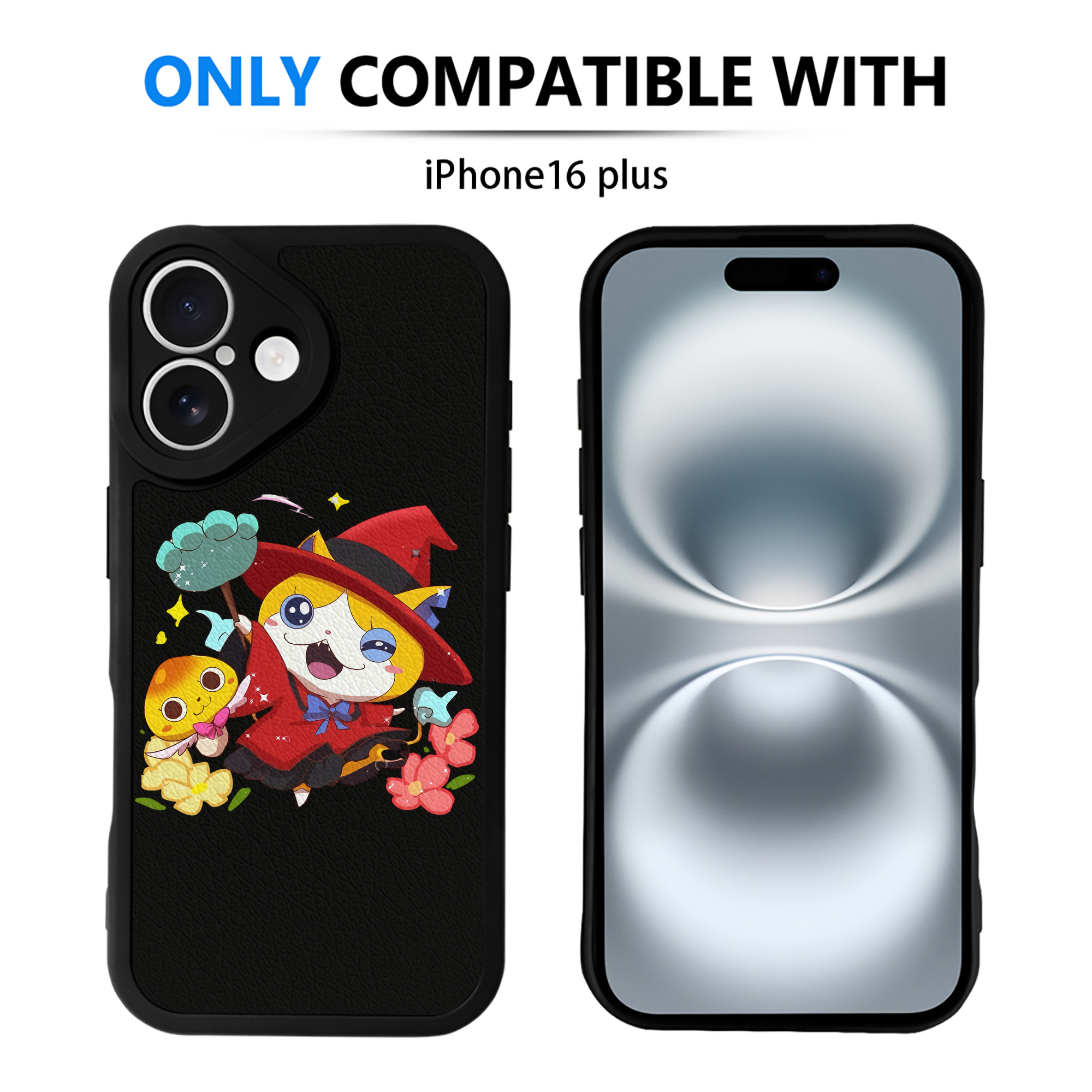 （画像用） 妖怪ウォッチ Yo-kai Watch 【iPhone 16シリーズ対応】シリコンスマホケース（レザー調） 材質：シリコン
